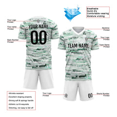 Benutzerdefinierte Fußballuniform Jersey Kinder Erwachsene Personalisiertes Set Jersey Shirt