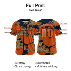 Benutzerdefiniert Orange Baseball Uniformen Drucken für Jungs Mädchen und Kinder Machen Ihr Team Mehr Vielfältig