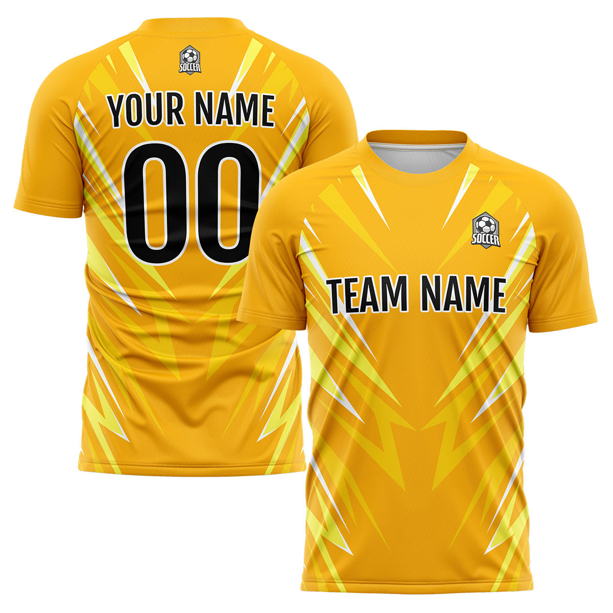 Benutzerdefinierte Orange Fußball Trikots für Männer Frauen Personalisierte Fußball Uniformen für Erwachsene und Kind