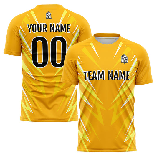 Benutzerdefinierte Orange Fußball Trikots für Männer Frauen Personalisierte Fußball Uniformen für Erwachsene und Kind