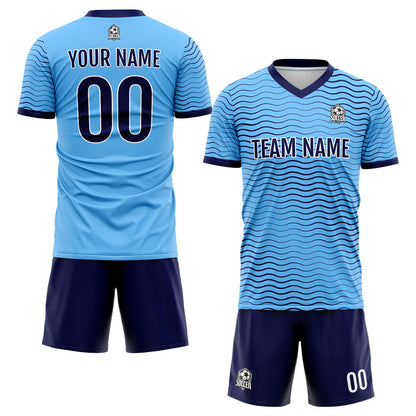 Benutzerdefinierte Fußballuniform Jersey Kinder Erwachsene Personalisiertes Set Jersey Shirt
