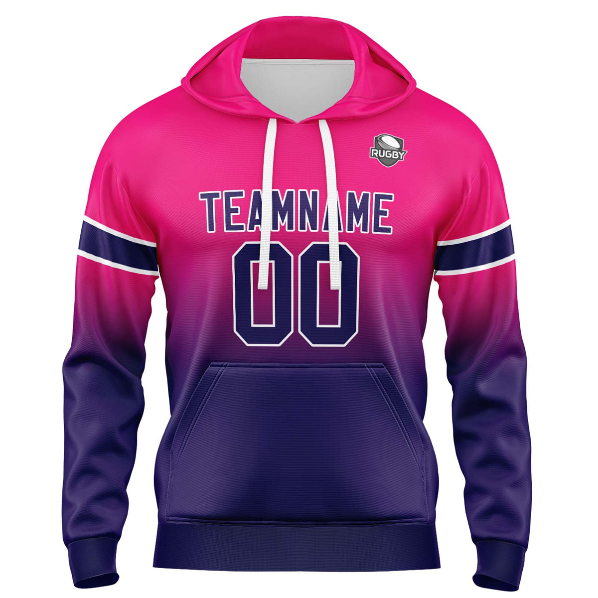 Benutzerdefinierter Verlauf Sweatshirt-Hoodie für Mann, Frau, Mädchen, Junge. Drucken Sie Ihr Logo, Ihren Namen und Ihre Nummer
