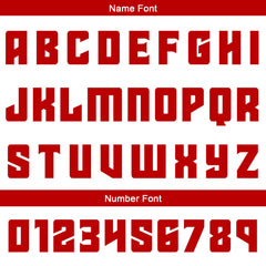 Benutzerdefinierter Rot Basketball Jersey Uniform Anzug gedruckt Ihr Logo Name Nummer