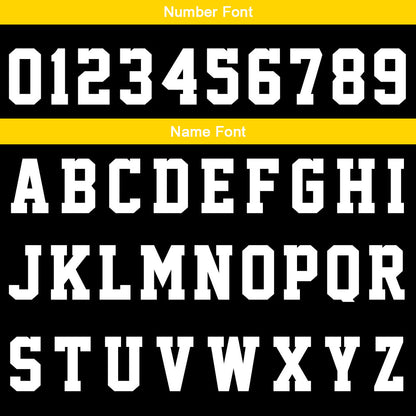 Benutzerdefinierte Schwarz Gelb Reversible Basketball Jersey Personalisierte Print Name Nummer Logo
