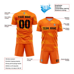 Benutzerdefinierte Fußballuniform Jersey Kinder Erwachsene Personalisiertes Set Jersey Shirt