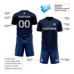 Benutzerdefinierte Fußballuniform Jersey Kinder Erwachsene Personalisiertes Set Jersey Shirt