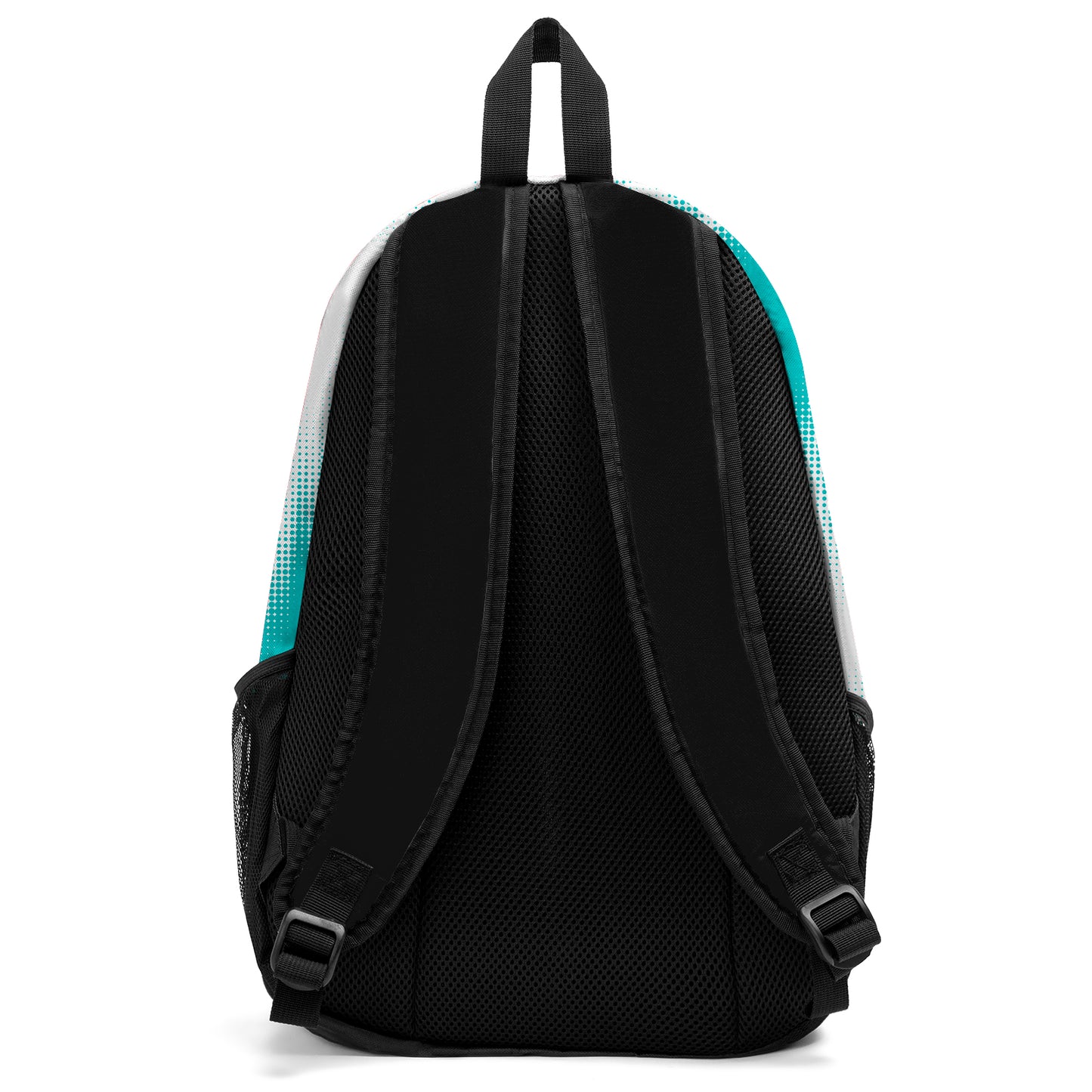 Anpassen Aqua Weiß Sport Rucksäcke Mit Personalisiert Namen, Zahlen und Logos