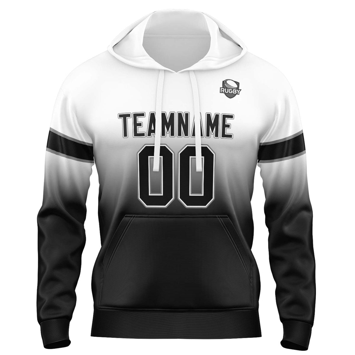 Benutzerdefinierter Verlauf Sweatshirt-Hoodie für Mann, Frau, Mädchen, Junge. Drucken Sie Ihr Logo, Ihren Namen und Ihre Nummer