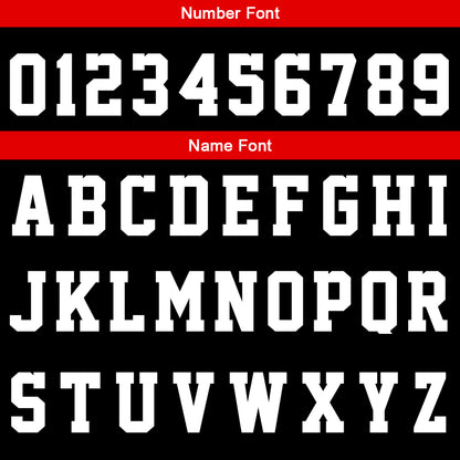 Benutzerdefinierte Schwarz Rot Reversible Basketball Jersey Personalisierte Print Name Nummer Logo