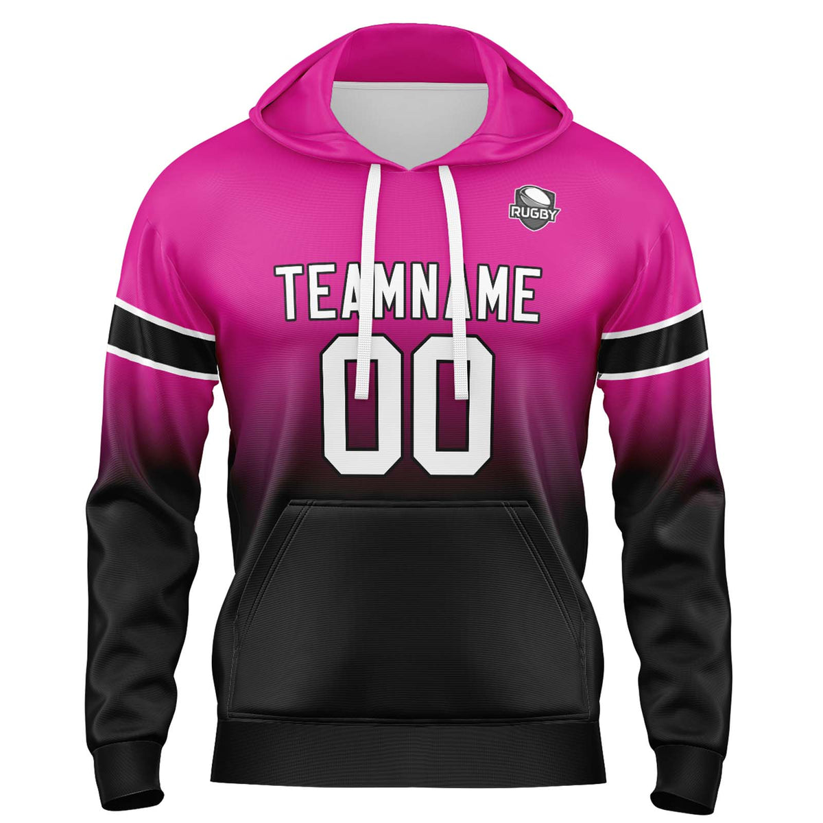 Benutzerdefinierter Verlauf Sweatshirt-Hoodie für Mann, Frau, Mädchen, Junge. Drucken Sie Ihr Logo, Ihren Namen und Ihre Nummer