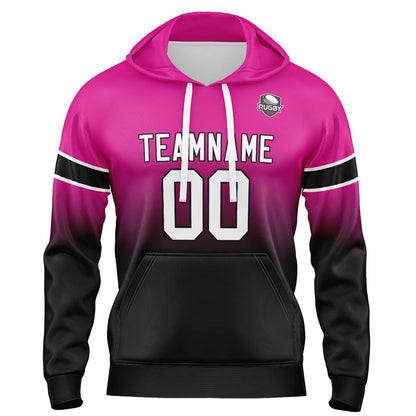 Benutzerdefinierter Verlauf Sweatshirt-Hoodie für Mann, Frau, Mädchen, Junge. Drucken Sie Ihr Logo, Ihren Namen und Ihre Nummer