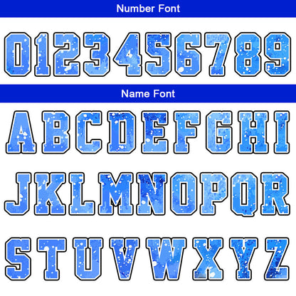Benutzerdefinierte Reversible Basketball Jersey Personalisierte Print Name Nummer Logo Blau-Schwarz-Weiß