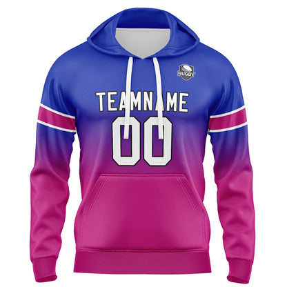 Benutzerdefinierter Verlauf Sweatshirt-Hoodie für Mann, Frau, Mädchen, Junge. Drucken Sie Ihr Logo, Ihren Namen und Ihre Nummer