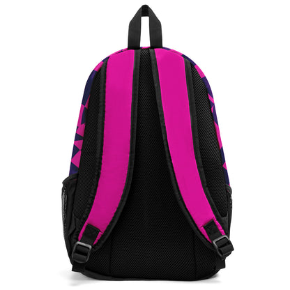 Anpassen Rosa Lila Sport Rucksäcke Mit Personalisiert Namen, Zahlen und Logos