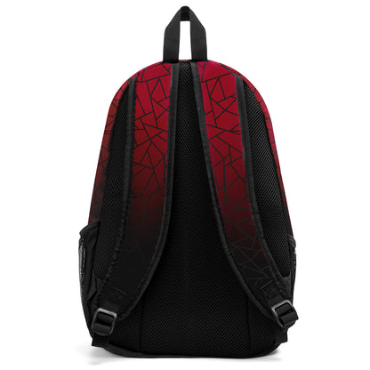 Anpassen Rot Weiß Sport Rucksäcke Mit Personalisiert Namen, Zahlen und Logos
