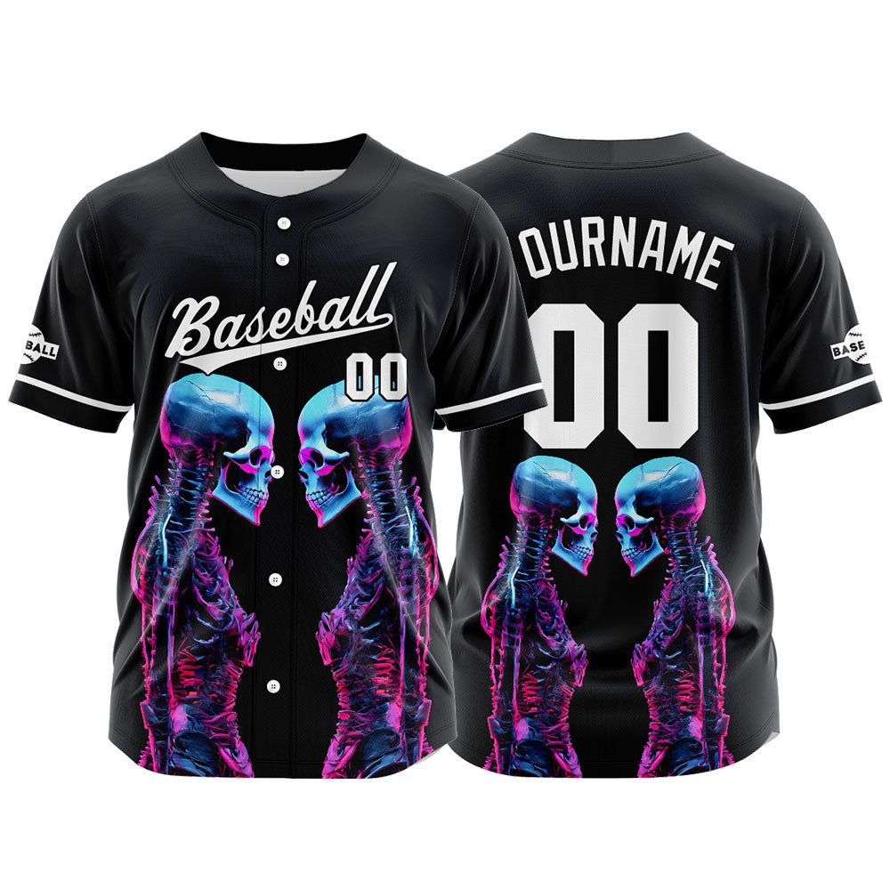 Benutzerdefinierte Baseball Jersey Personalisierte Baseball Shirt genäht und Druck Blau