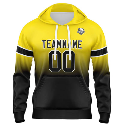 Benutzerdefinierter Verlauf Sweatshirt-Hoodie für Mann, Frau, Mädchen, Junge. Drucken Sie Ihr Logo, Ihren Namen und Ihre Nummer