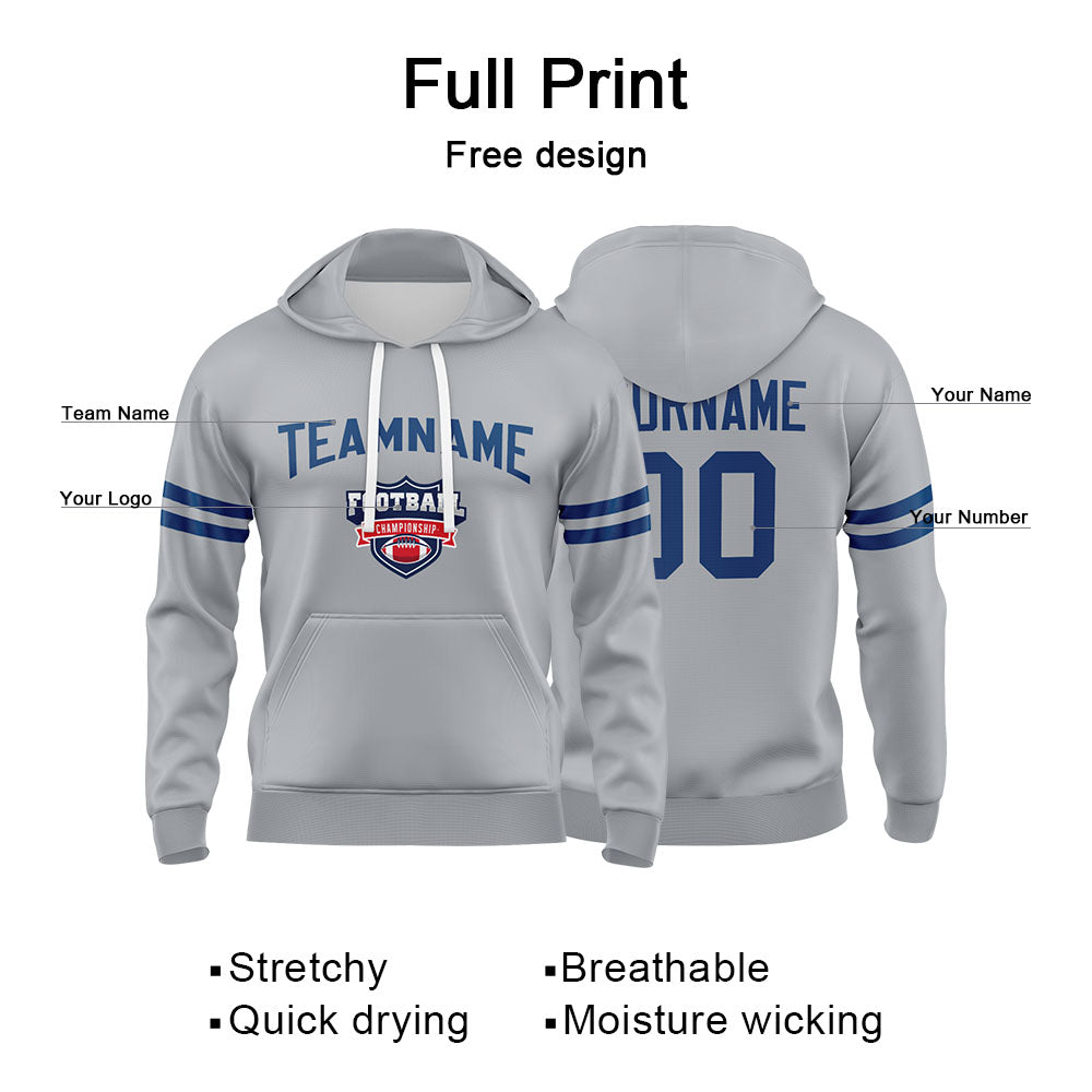 Benutzerdefinierter Sweatshirt-Hoodie für Mann, Frau, Mädchen, Junge. Drucken Sie Ihr Logo, Ihren Namen und Ihre Nummer