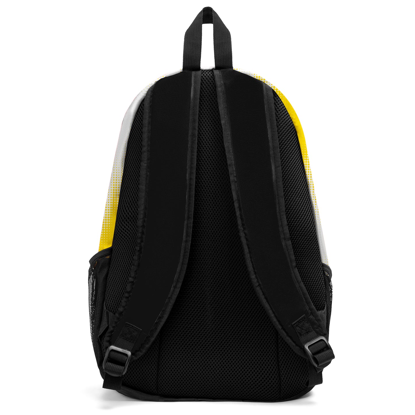 Anpassen Gelb Weiß Sport Rucksäcke Mit Personalisiert Namen, Zahlen und Logos
