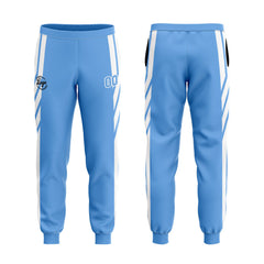 Benutzerdefiniert Hellblau Tarnung Sport Jersey Satz Trainingsanzug Zur Seite fahren Kapuzenpullover Oberteile und Hose Satz Königlich