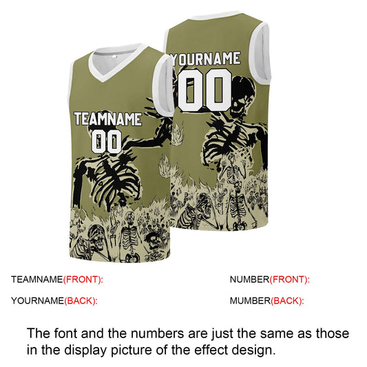 Individuelle Basketball-Jersey für Männer und Frauen. Gestickter und gedruckter Name, Nummer und Logo