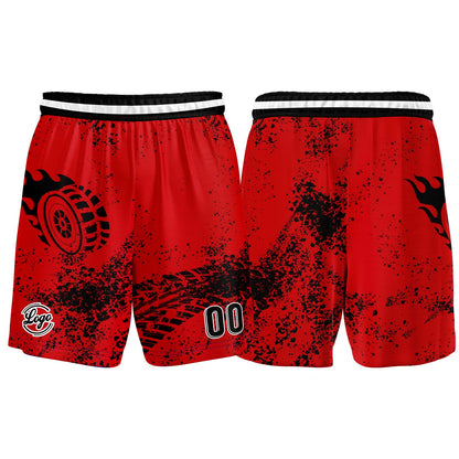 Benutzerdefinierter Rot Basketball Jersey Uniform Anzug gedruckt Ihr Logo Name Nummer