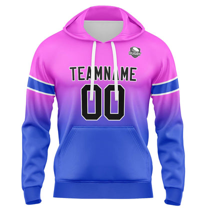 Benutzerdefinierter Verlauf Sweatshirt-Hoodie für Mann, Frau, Mädchen, Junge. Drucken Sie Ihr Logo, Ihren Namen und Ihre Nummer
