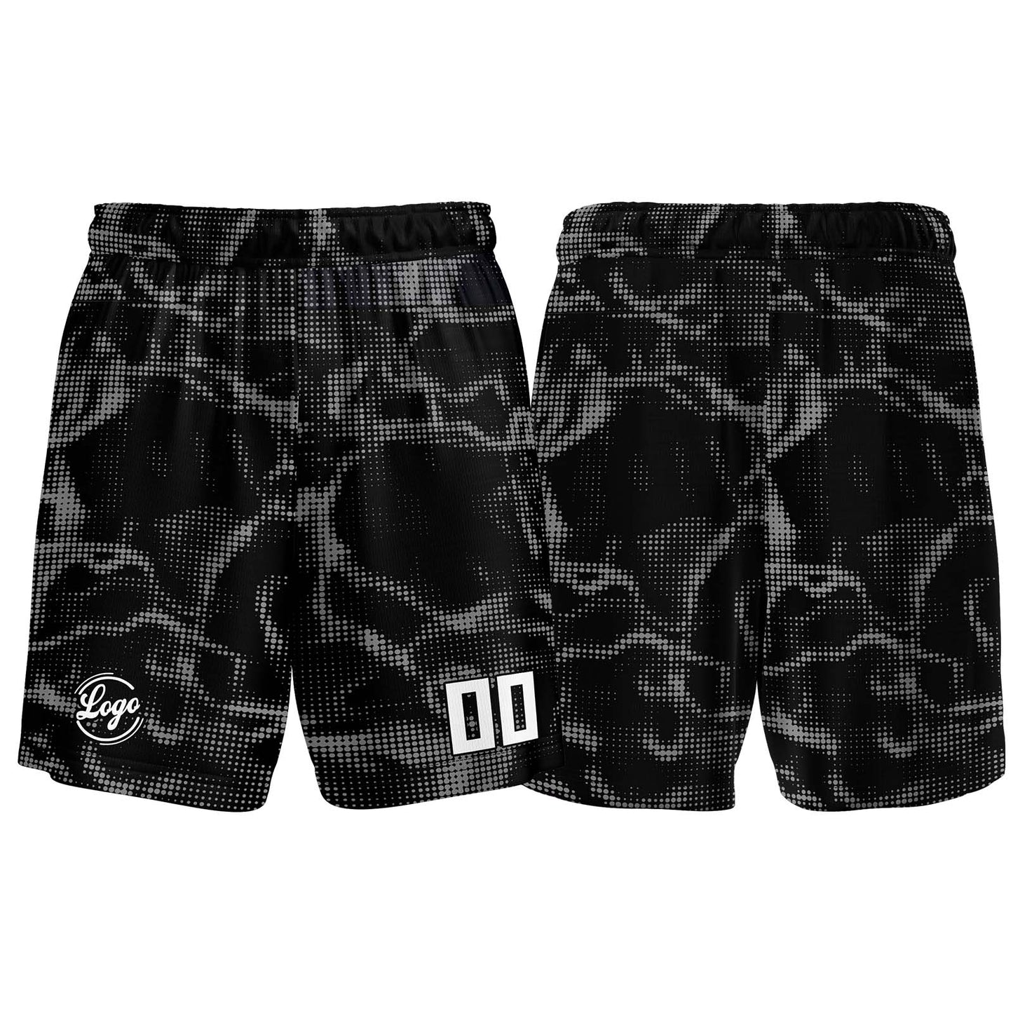 Benutzerdefinierter Schwarz Grau Basketball Jersey Uniform Anzug gedruckt Ihr Logo Name Nummer
