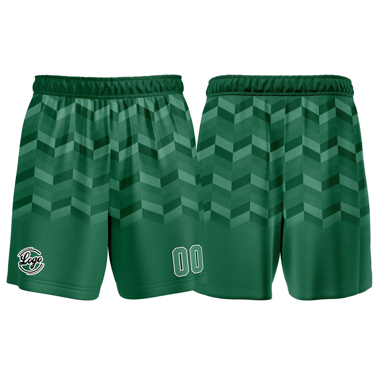 Benutzerdefinierter Grün Basketball Jersey Uniform Anzug gedruckt Ihr Logo Name Nummer