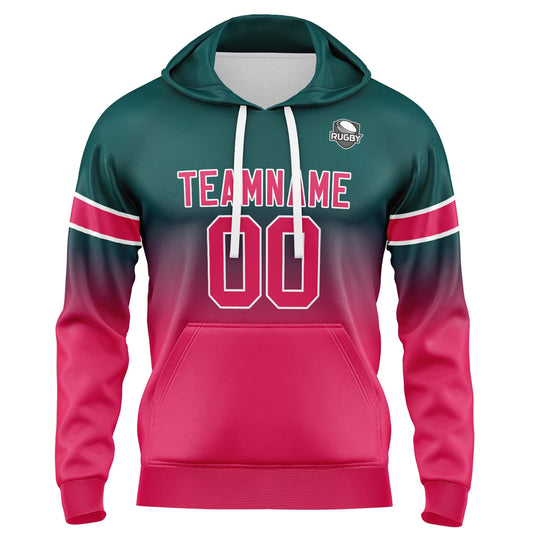Benutzerdefinierter Verlauf Sweatshirt-Hoodie für Mann, Frau, Mädchen, Junge. Drucken Sie Ihr Logo, Ihren Namen und Ihre Nummer ﻿