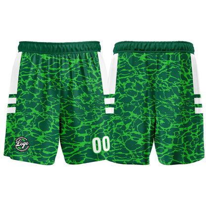 Benutzerdefinierter Grün Basketball Jersey Uniform Anzug gedruckt Ihr Logo Name Nummer