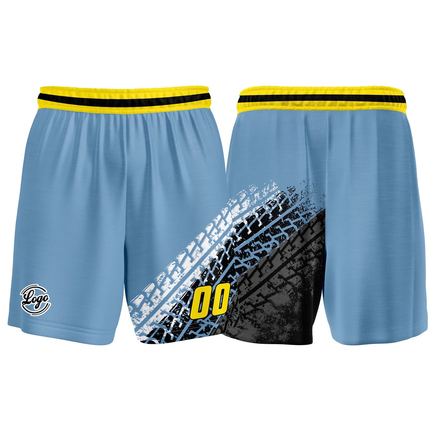 Benutzerdefinierter Stahl Blau Basketball Jersey Uniform Anzug gedruckt Ihr Logo Name Nummer