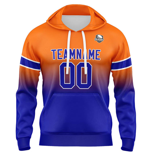 Benutzerdefinierter Verlauf Sweatshirt-Hoodie für Mann, Frau, Mädchen, Junge. Drucken Sie Ihr Logo, Ihren Namen und Ihre Nummer