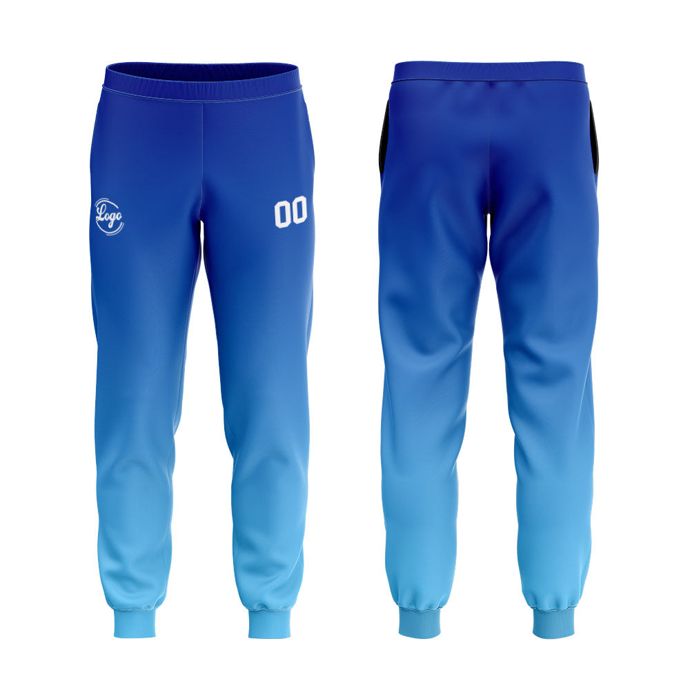 Benutzerdefiniert Blau Tarnung Sport Jersey Satz Trainingsanzug Zur Seite fahren Kapuzenpullover Oberteile und Hose Satz Königlich