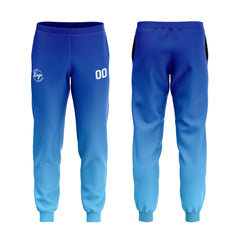 Benutzerdefiniert Blau Tarnung Sport Jersey Satz Trainingsanzug Zur Seite fahren Kapuzenpullover Oberteile und Hose Satz Königlich