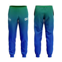 Benutzerdefiniert Blau Grün Tarnung Sport Jersey Satz Trainingsanzug Zur Seite fahren Kapuzenpullover Oberteile und Hose Satz Königlich