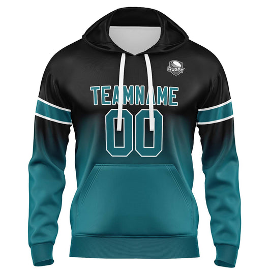 Benutzerdefinierter Verlauf Sweatshirt-Hoodie für Mann, Frau, Mädchen, Junge. Drucken Sie Ihr Logo, Ihren Namen und Ihre Nummer ﻿