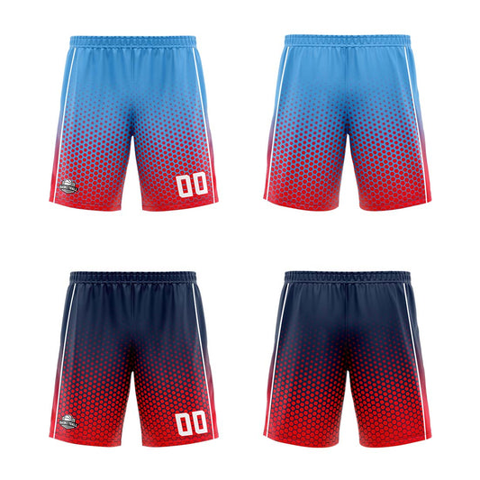 Benutzerdefinierte Blau Marine Rot Reversible Basketball Jersey Personalisierte Print Name Nummer Logo