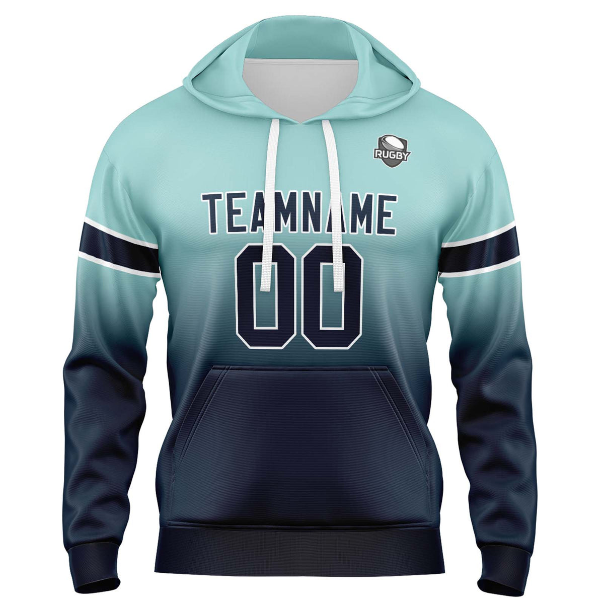 Benutzerdefinierter Verlauf Sweatshirt-Hoodie für Mann, Frau, Mädchen, Junge. Drucken Sie Ihr Logo, Ihren Namen und Ihre Nummer
