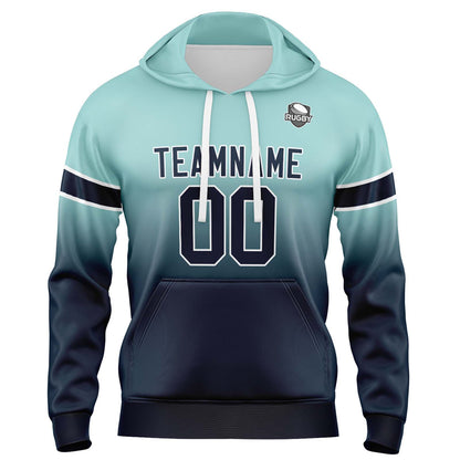 Benutzerdefinierter Verlauf Sweatshirt-Hoodie für Mann, Frau, Mädchen, Junge. Drucken Sie Ihr Logo, Ihren Namen und Ihre Nummer