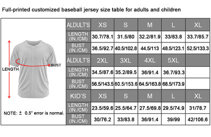 Benutzerdefiniert Baseball Uniformen Drucken für Jungs Mädchen und Kinder Machen Ihr Team Mehr Vielfältig