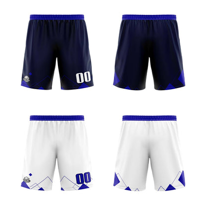 Benutzerdefinierte Royal Reversible Basketball Jersey Personalisierte Print Name Nummer Logo