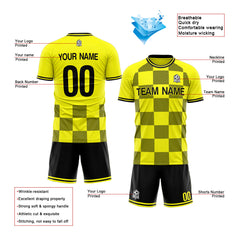 Benutzerdefinierte Fußballuniform Jersey Kinder Erwachsene Personalisiertes Set Jersey Shirt