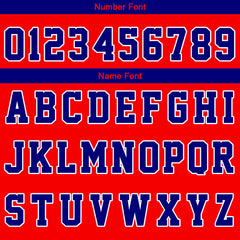 Benutzerdefinierte Reversible Basketball Jersey Personalisierte Print Name Nummer Logo Royal-Rot