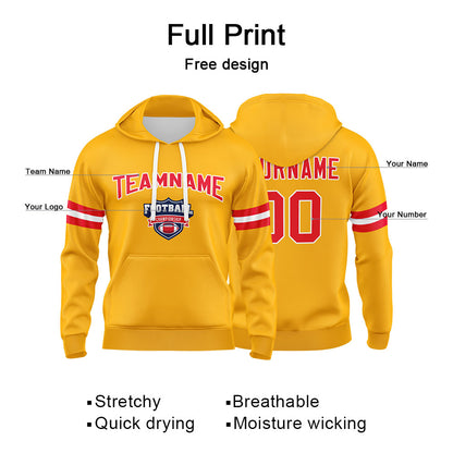 Benutzerdefinierter Sweatshirt-Hoodie für Mann, Frau, Mädchen, Junge. Drucken Sie Ihr Logo, Ihren Namen und Ihre Nummer
