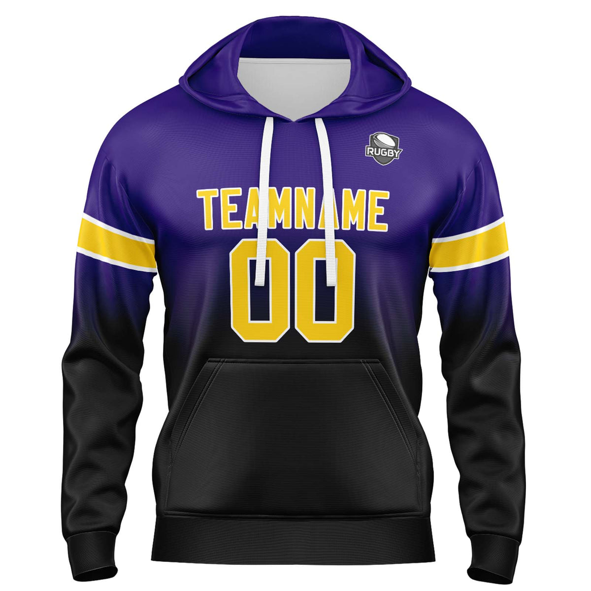 Benutzerdefinierter Verlauf Sweatshirt-Hoodie für Mann, Frau, Mädchen, Junge. Drucken Sie Ihr Logo, Ihren Namen und Ihre Nummer