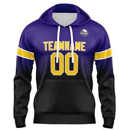 Benutzerdefinierter Verlauf Sweatshirt-Hoodie für Mann, Frau, Mädchen, Junge. Drucken Sie Ihr Logo, Ihren Namen und Ihre Nummer