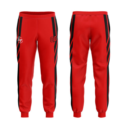 Benutzerdefiniert Rot Lichtblau Tarnung Sport Jersey Satz Trainingsanzug Zur Seite fahren Kapuzenpullover Oberteile und Hose Satz Königlich