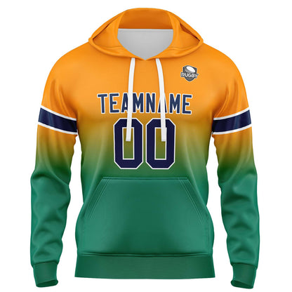 Benutzerdefinierter Verlauf Sweatshirt-Hoodie für Mann, Frau, Mädchen, Junge. Drucken Sie Ihr Logo, Ihren Namen und Ihre Nummer