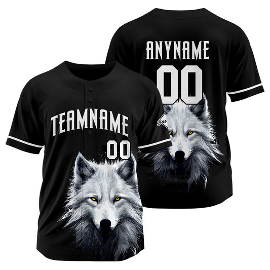 Benutzerdefinierte Baseball Jersey Personalisierte Baseball Shirt genäht und Druck Schwarz